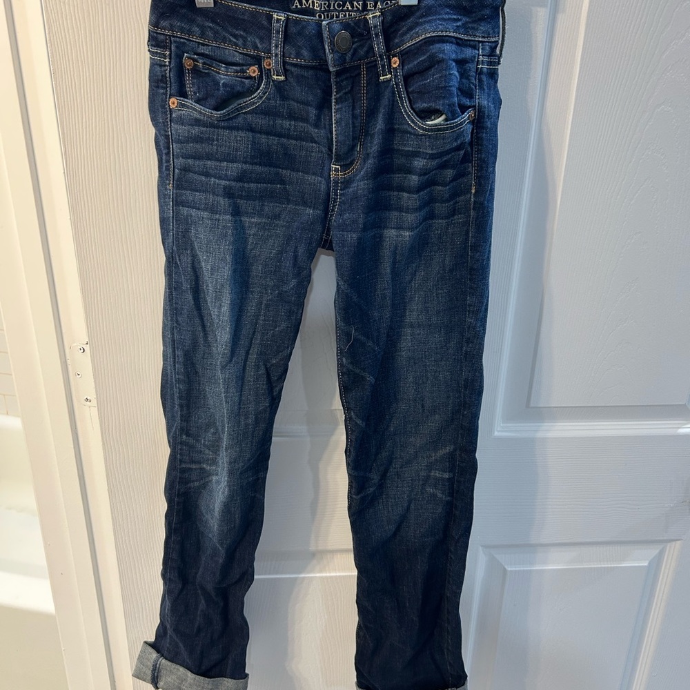 American Eagle Outfitters Women’s Dark Blue Jeans